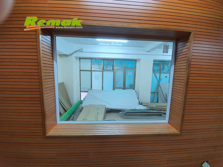 Thi công gỗ tiêu âm phòng thu tại 64 Bà Triệu